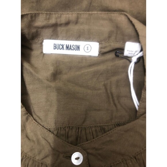 Buck Mason Heirloom Cotton Ojai Shirt Tunic Top Long Sleeve Oversized S 283535 - Picture 10 of 10